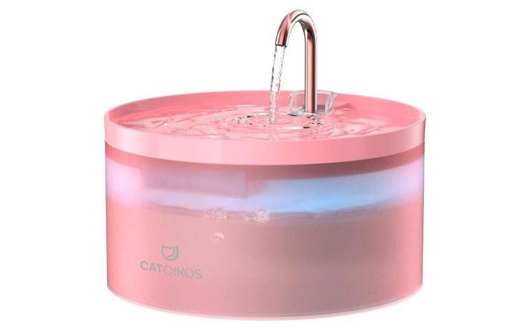 Faucet Water Fountain 3.2 L — Pink · Catoikos Water Fountains